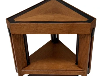 Art Deco Modernist Triangular Side Table by Anton Lucas, 1920s